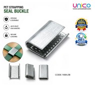 16mm PET Strapping Seal Buckle Galvanized Steel Clips 1kg Pack