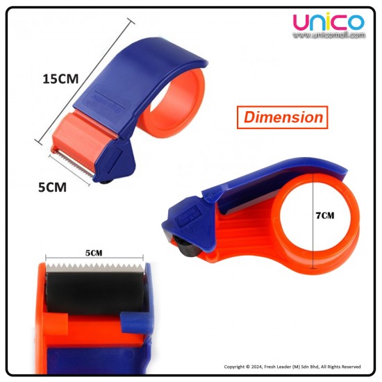 Unicomall 48mm Plastic Tape Dispenser: Efficient Width Size Cutter for Packaging Unicomall 48mm Plastic Tape Dispenser: Efficient Width Size Cutter for Packaging