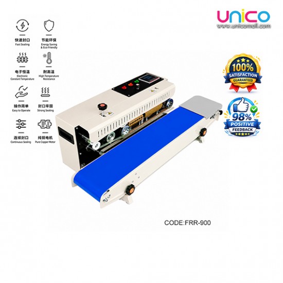 FRR-900 Continuous Band Sealer Machine Heavy Duty Heat Sealer