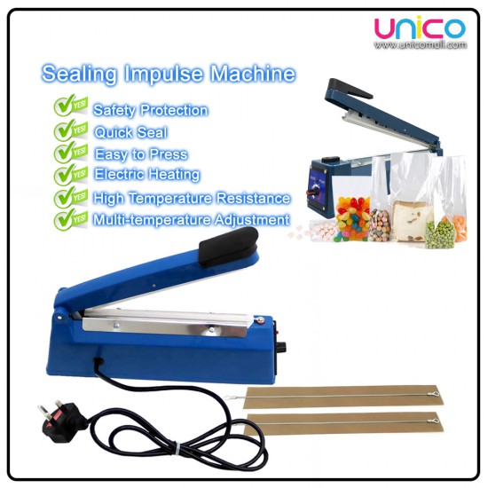 Lightweight Hand Type Impulse Sealer Length 300MM